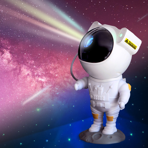 트렌마켓자체브랜드우주 비행사 오로라 무드등 우주인 조명 은하수 불멍 램프